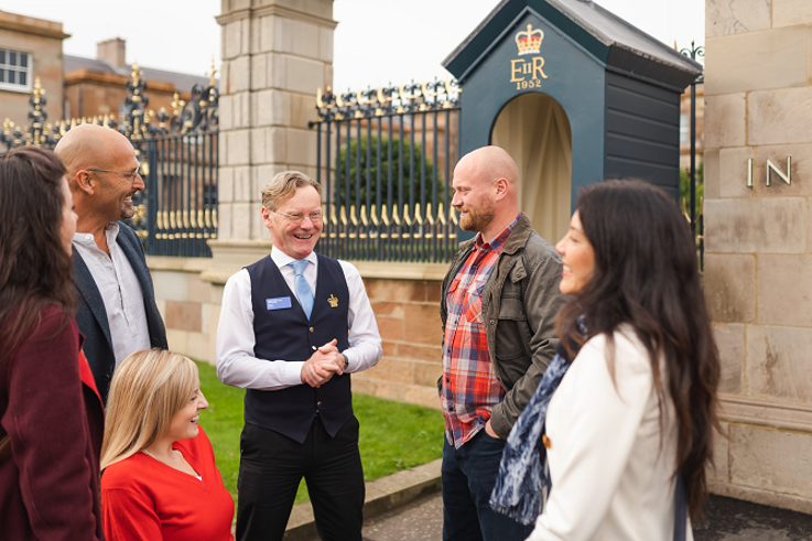 Visitors experiencing Hillsborough Castle tour